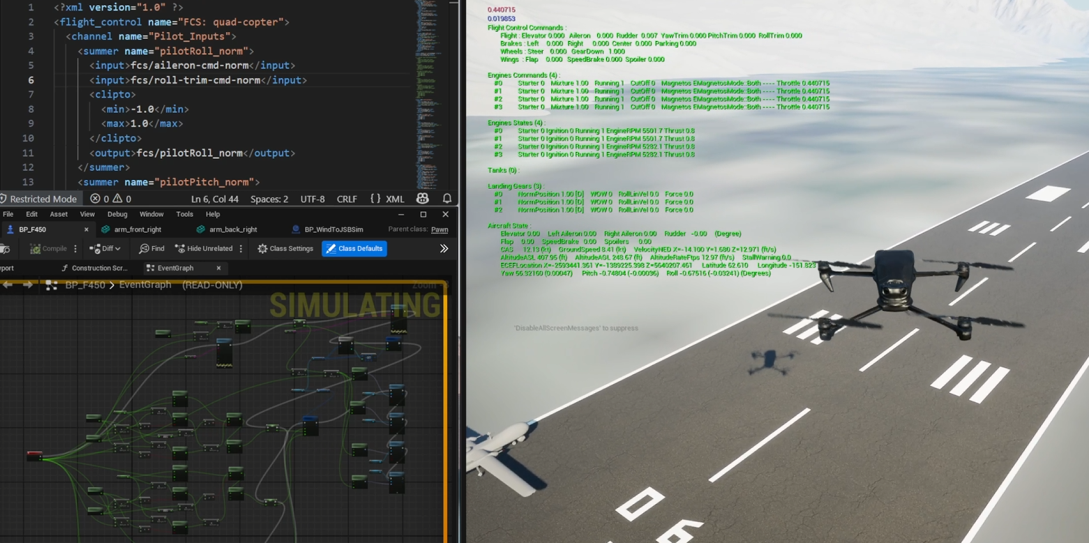 Flight control user interface