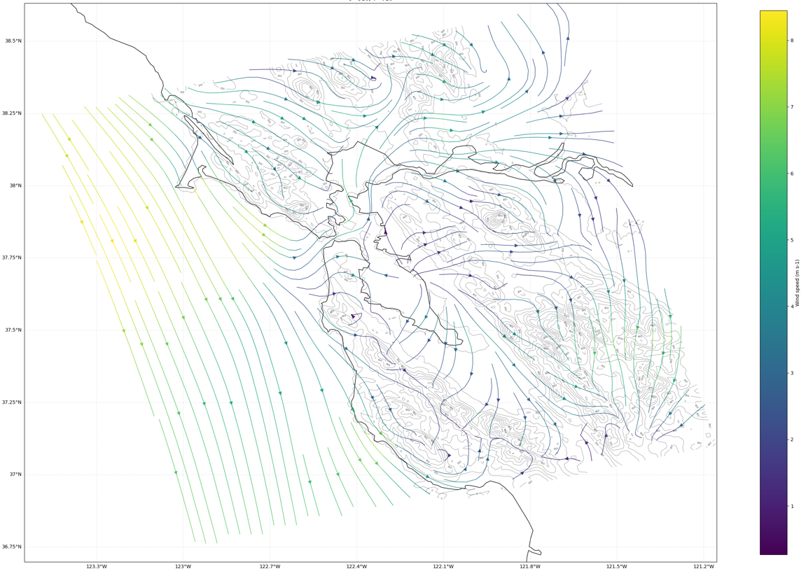 Reconstructed local weather scenario from UAV simulation workflow